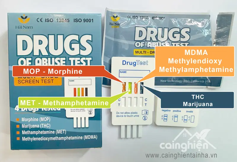 Cách test nhanh ma túy tại nhà