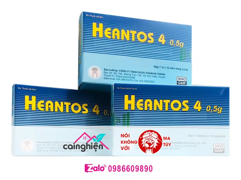 Thuốc Heantos 4 hỗ trợ cắt cơn bình ổn các hội chứng trong quá trình cai nghiện
