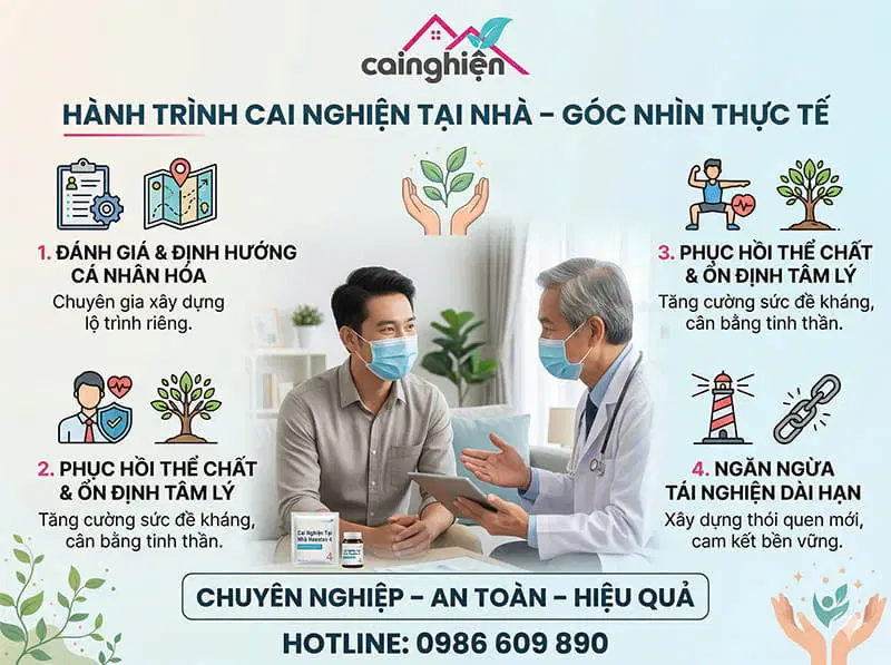 Hành trình cai nghiện tại nhà - góc nhìn thực tế