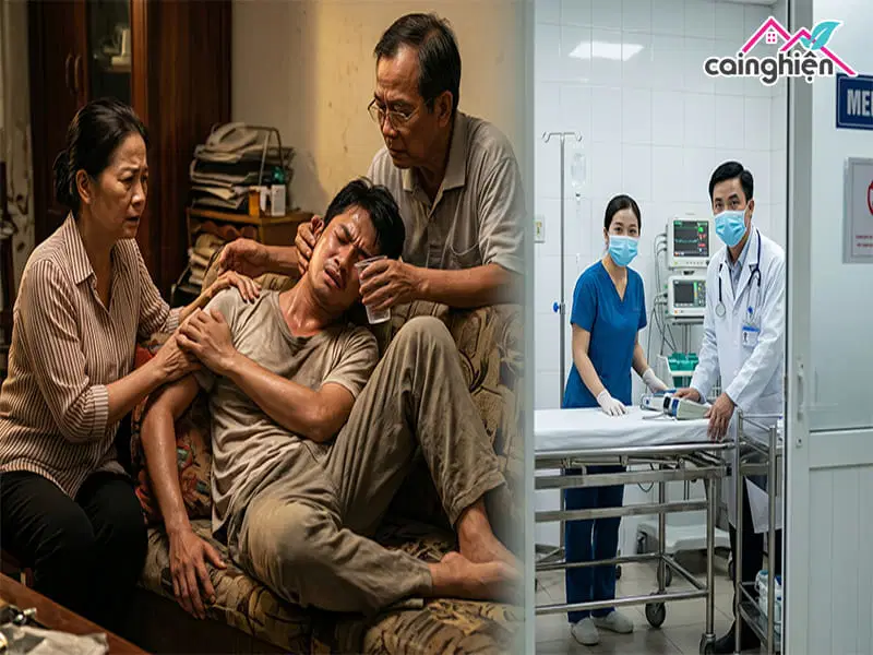 Khi nào cần đưa đến cơ sở y tế hoặc trung tâm cai nghiện?