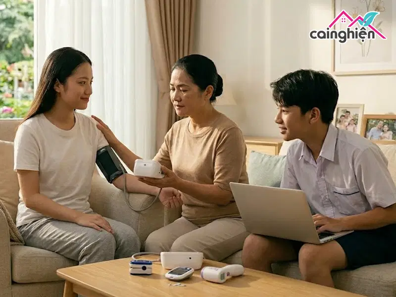 Gia đình cần thường xuyên theo dõi sức khỏe bệnh nhân tại nhà
