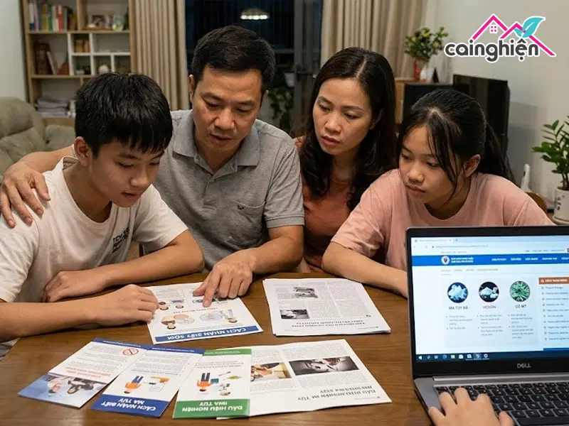 Gia đình cần bình tĩnh tìm hiểu thông tin về ma túy khi nghi ngờ người thân nghiện