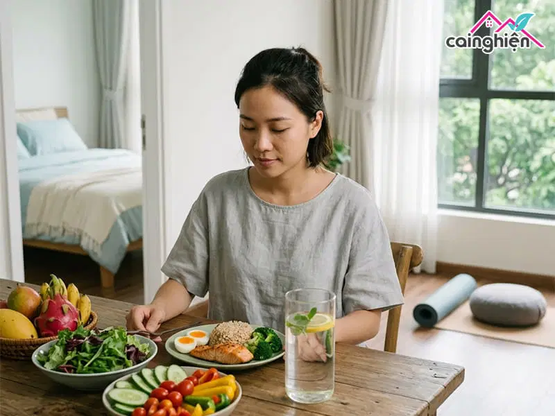 Chế độ dinh dưỡng và sinh hoạt hỗ trợ đào thải độc tố