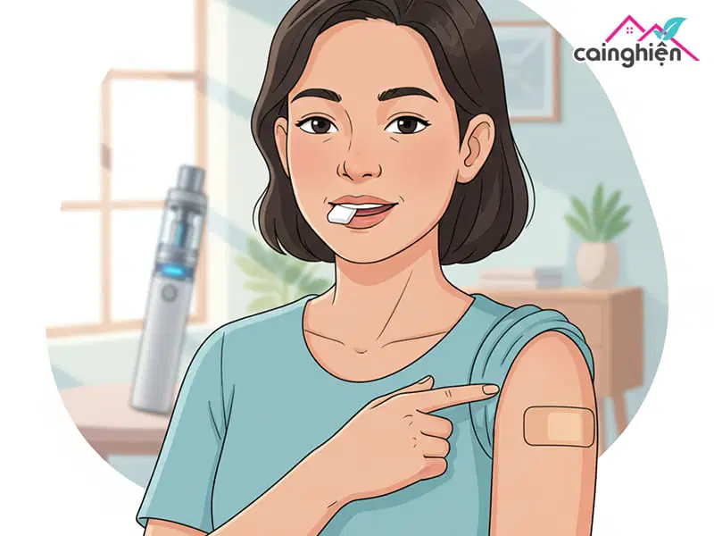 Sử dụng liệu pháp thay thế nicotine