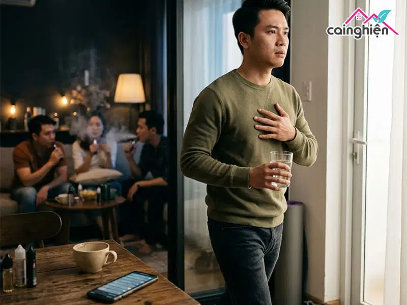 Tránh các yếu tố kích thích tái nghiện