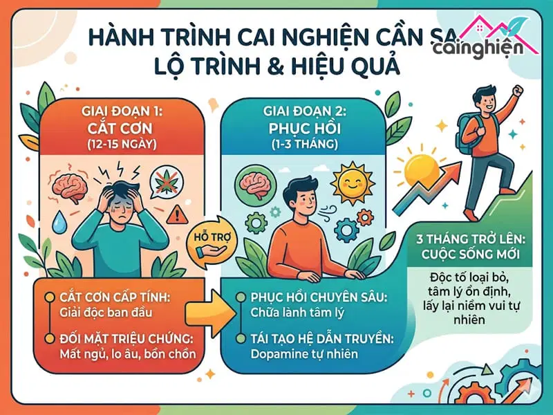 Cai nghiện cần sa bao lâu? Cai nghiện cần sa có khó không?