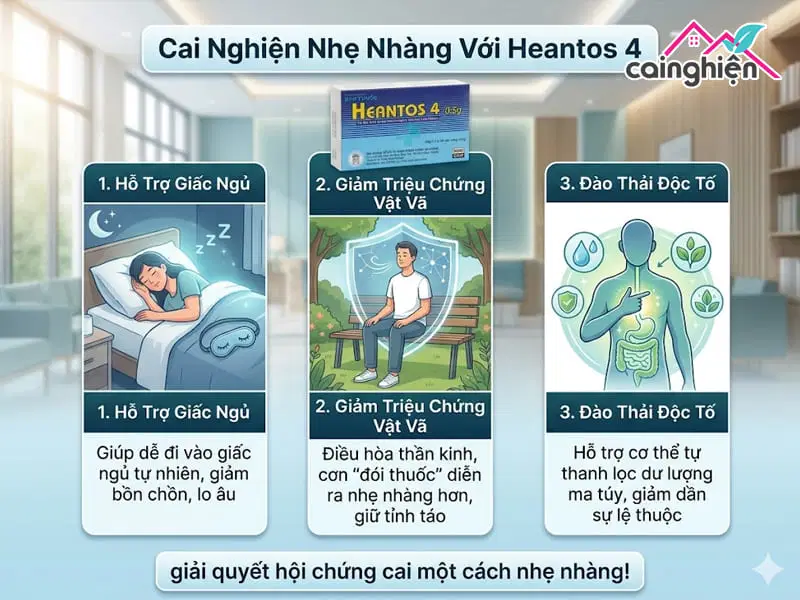 Heantos 4 là gì? Thuốc heantos 4 có tốt không?