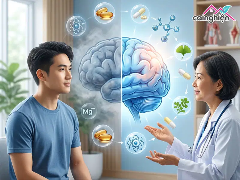 Thực phẩm chức năng phục hồi chức năng não bộ sau nghiện