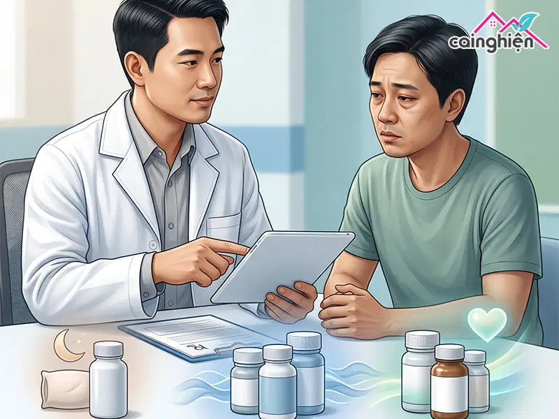 Thuốc Tây y hỗ trợ cắt cơn, giảm lo âu và trầm cảm
