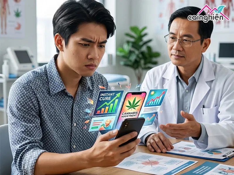 Không tin vào quảng cáo “cai ngay 100%”