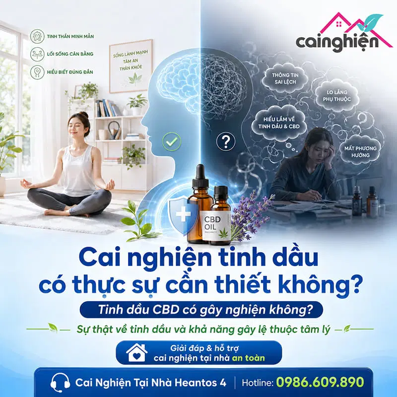 Tinh dầu có nghiện không? Cách cai nghiện tinh dầu an toàn