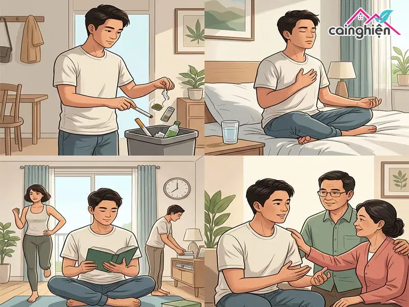 Các bước cai nghiện cỏ mỹ
