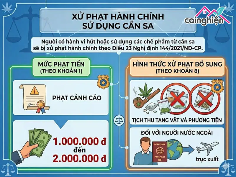 Hút cần sa có đi tù không?