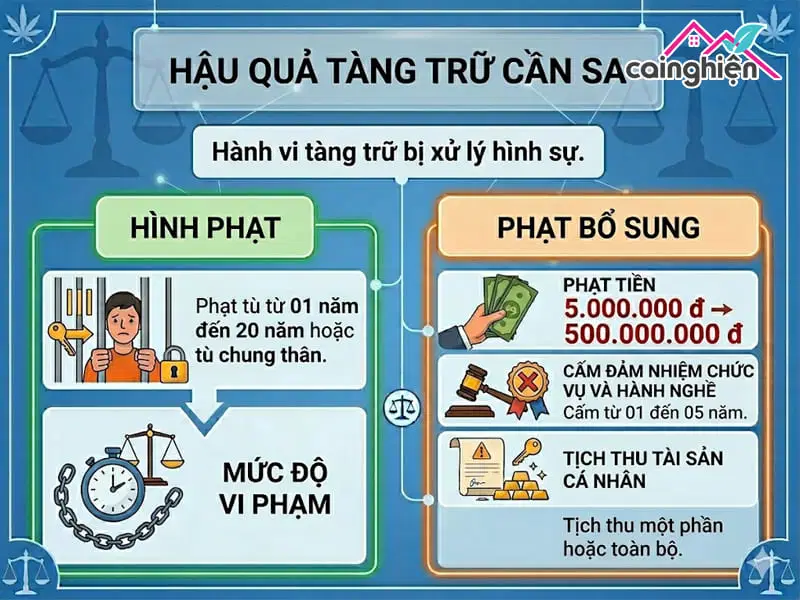 Hút cần sa có đi tù không?