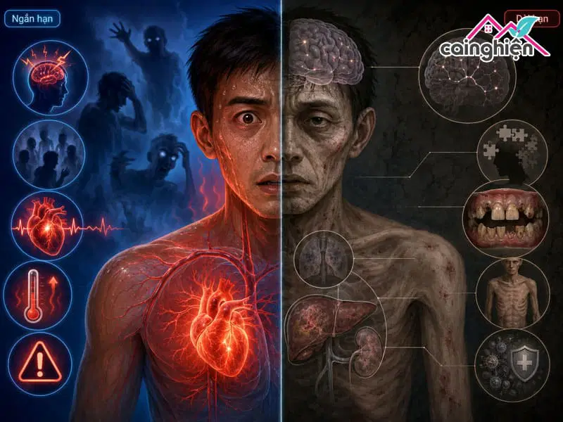 Ma túy đá thuộc nhóm nào? Tác hại khôn lường với cơ thể