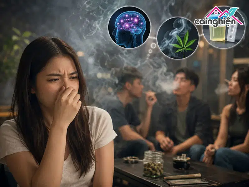 Ngửi mùi cần sa có bị gì không? Nguy hiểm từ khói cần sa