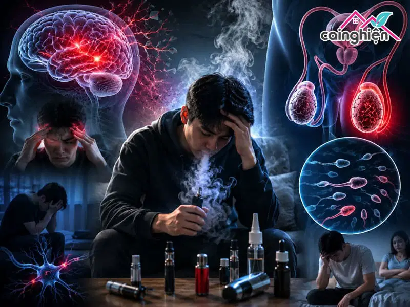 Hút CBD có bị teo não không? Cảnh báo trước bẫy lạm dụng