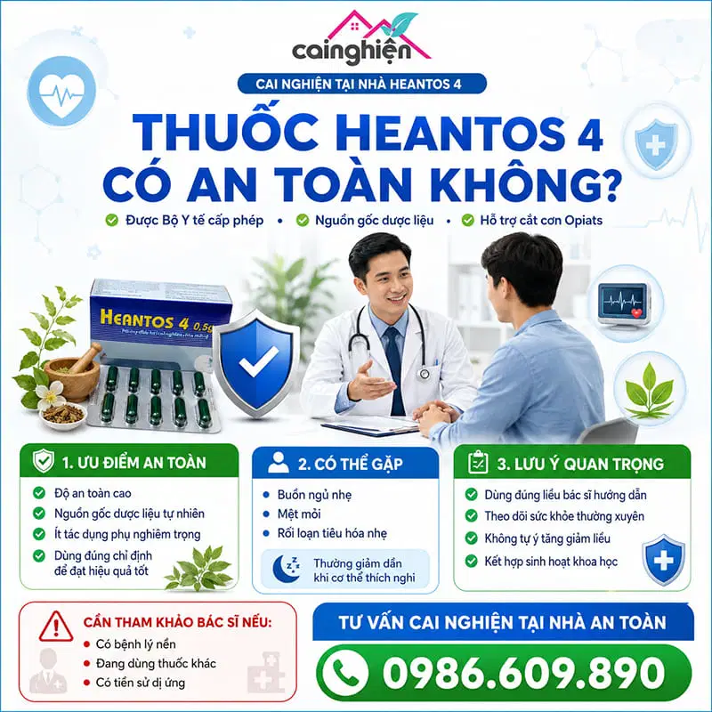 Thuốc Heantos 4 có an toàn không?