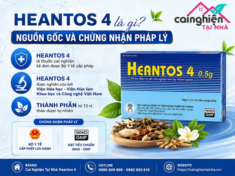 Heantos 4 là gì? Nguồn gốc và chứng nhận pháp lý