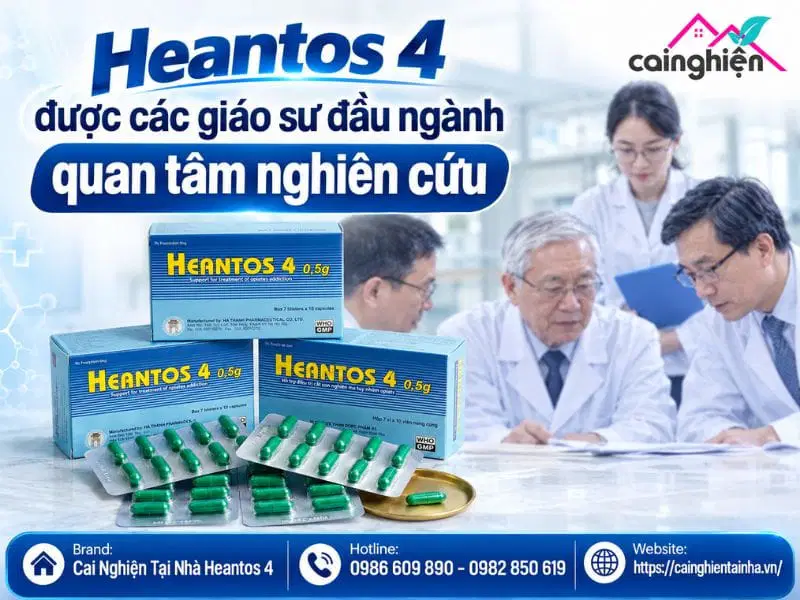 Heantos 4 được các giáo sư đầu ngành quan tâm nghiên cứu