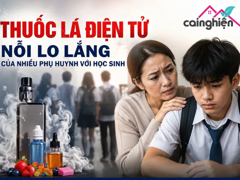 Thuốc lá điện tử nỗi lo lắng của nhiều phụ huynh với học sinh