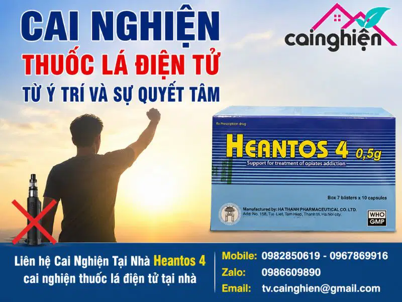 Cai nghiện thuốc lá điện tử từ ý trí và sự quyết tâm