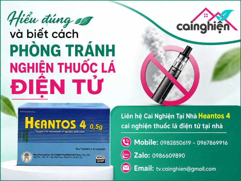Hiểu đúng và biết cách phòng tránh nghiện thuốc lá điện tử