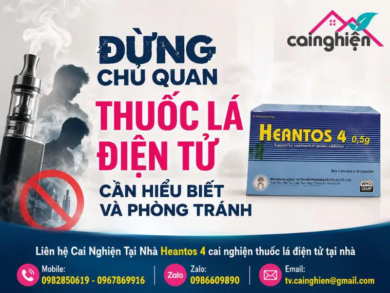 Đừng chủ quan thuốc lá điện tử cần hiểu biết và phòng tránh