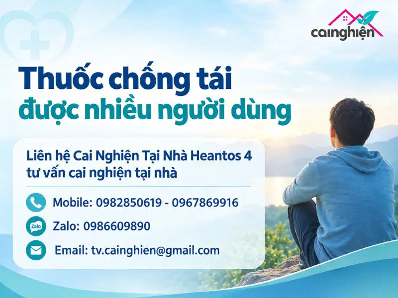 Thuốc chống tái được nhiều người dùng